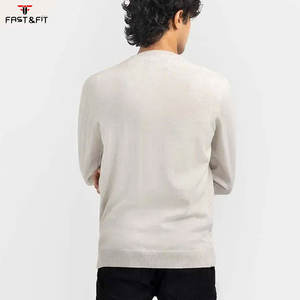 Sudadera de Invierno para Hombre, Transpirable, Cuello Redondo, Lisa, de Alta Calidad, 100% Algodón, Tallas Grandes, con Logotipo Personalizado, Tejido de Felpa - Product Image 5