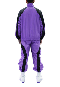 Nylon <b>Tracksuit</b> for Summer Streetwear Reflective Luxury Men's Two Colors Windbreaker custom Logo <b>tracksuit</b> For Winter Season - Product Image 5