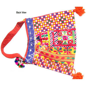 Indian Decoration Banjara Gypsy Cotton Embroidery <b>Bags</b> Handmade Tribal Ethnic Shoulder Handbags Vintage <b>Boho</b> Tote Purse - Product Image 4