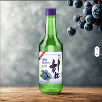 Idéal pour les réceptions, Soju coréen, bon prix, sucré et rafraîchissant, vente en gros, fabricant vietnamien certifié ISO, boisson