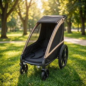 KS-6200 Independent Suspension Pet Stroller Bike Trailer Jogger for Big <b>Dog</b> Aluminum Frame <b>Light</b> Weight Water Resistant Fabric - Product Image 6
