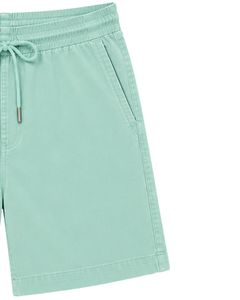 Short de bain d'été vert menthe pour homme, séchage rapide, taille élastique avec cordon de serrage, décontracté, léger, idéal pour les vacances - Product Image 4
