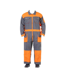 ชุดคลุมทำงานนิรภัยสะท้อนแสงทนไฟ ผลิตจากโพลีเอสเตอร์ สำหรับงานก่อสร้าง ผู้ชาย ไซส์ 2XL - Product Image 2