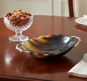 Elegante Cuenco de Cuerno Hecho a Mano, Pieza Decorativa Natural de Diseño, Perfecto para Decoración del Hogar, Sala de Estar, Comedor y Fiestas - Product Image 4