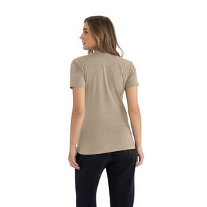 เสื้อยืดระดับ6210สีน้ำตาลผ้าฝ้าย100% น้ำหนักเบาพรีเมี่ยมเป็นมิตรกับสิ่งแวดล้อมต่อต้านริ้วรอยสไตล์ลำลองสวมใส่สบาย - Product Image 5