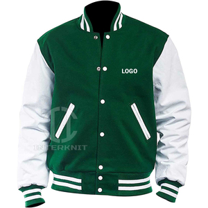 Veste universitaire surdimensionnée personnalisée pour hommes, style vintage, patchwork, streetwear, hip hop, veste de baseball, vente en gros - Product Image 6