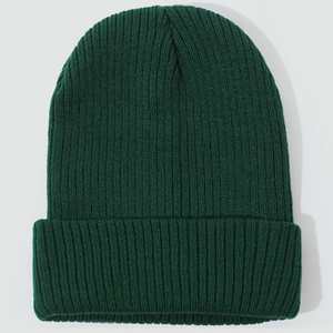 Bonnet unisexe en tricot à revers plié avec tissu côtelé extensible de qualité supérieure, doux et chaud, idéal pour les loisirs en plein air - Product Image 2