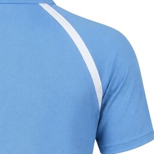 Light Blue Women Rugby Jersey Short Sleeve Team <b>Shirt</b> Sports Uniform Training Match Wear Outdoor Athletic Clothing Apparel - Product Image 6