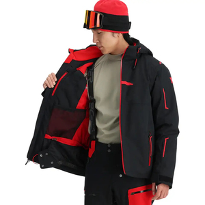Veste de ski chauffante professionnelle pour homme, imperméable 10 000 mm, coupe-vent, respirante, à capuche, hiver, écologique, rembourrée en coton PP - Product Image 4