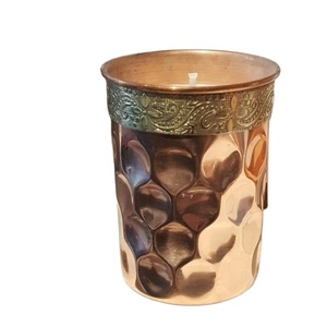 Vela de cobre para sidra de latón, vaso de vela especialmente diseñado para añadir belleza estética a su hogar y colección de cocina - Product Image 2