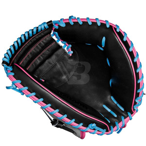 Durable Leather Custom Color Breathable Lightweight Touchscreen Compatible Waterproof <b>Baseball</b> Catching Gloves for Training - Product Image 3