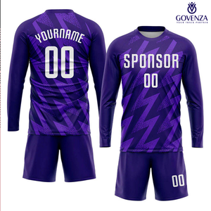 Uniforme de Fútbol Personalizado con Impresión por Transferencia de Calor, Jersey de Fútbol Unisex de Malla, Logotipo OEM, Ropa Deportiva de Equipo, Pantalones Cortos Transpirables para Verano - Product Image 3