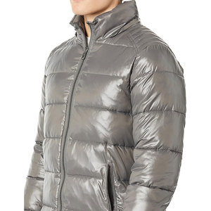 Veste d'hiver pour homme personnalisable, style designer, rembourrée, à capuche, avec logo sur le devant, taille plus, manteau d'hiver - Product Image 3