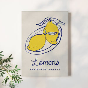 ของตกแต่งผนังสำหรับเทศกาล, โปสเตอร์ภาพประกอบผลไม้มะนาว, ของตกแต่งผนังห้องครัวสไตล์สแกนดิเนเวียนสำหรับบ้าน - Product Image 2