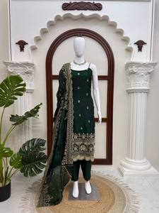 Nuevo Conjunto de Fiesta Gujarati Elegante para Mujer, Top de Seda de Moda, Palazzo y Dupatta, Listo para Usar, Sin Arrugas, de Secado Rápido y Elástico - Product Image 2