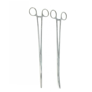 Lot de 2 pinces hémostatiques droites et courbées de 9,5 pouces en acier inoxydable – Instruments chirurgicaux médicaux pour la chirurgie - Product Image 6