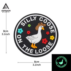 Parche de Goma PVC 2D 3D Personalizado Aifran con Reverso de Velcro para Gorras, Chaquetas y Bolsos, Fabricante de Parches con Logotipo - Product Image 2