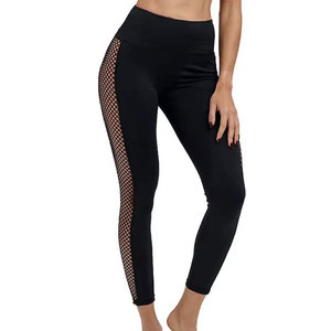 Modern Women <b>Leggings</b> Solid Polyester/Nylon Breathable Quick Dry Stretchable Soft Fabric Construction for Fitness Training Yoga - Product Image 1
