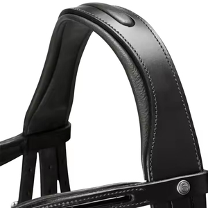 Harnais en cuir pour cheval avec sangles réglables et boucles métalliques pour une manipulation sécurisée - Product Image 3