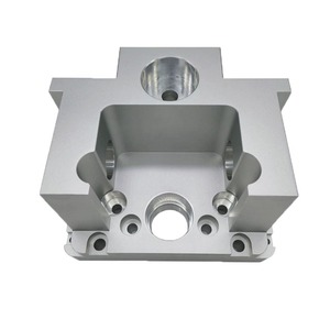 CNC Machined Aluminum Housing Machined Fixture <b>Block</b> Custom Mechanical <b>Mounting</b> <b>Block</b> - Product Image 1