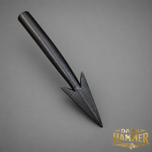 Punta de Flecha de Hierro Forjado a Mano, Estilo Rústico Negro, Diseño Auténtico DHA-506100, para Artesanía y Exhibición de Coleccionistas - Product Image 3