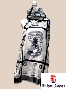 Fabricante de Pañuelos Cuadrados con Impresión Personalizada, Pañuelo de Cabeza con Sensación de Seda, Chal de Moda, Marca Privada OEM ODM, Fábrica Textil en India - Product Image 2