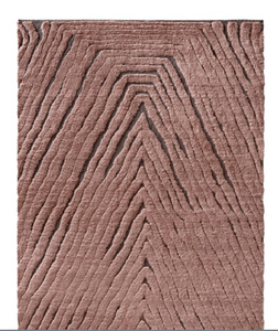 Tapis moderne de haute qualité en laine épaisse nouée à la main, brun naturel, à poils longs, antidérapant, motif original, adapté aux animaux domestiques - Product Image 2