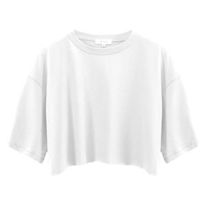Camiseta Corta de Alta Calidad para Mujer, Corte Regular Personalizado, Ecológica, Transpirable, 100% Algodón, Diseño de Moda Invernal - Product Image 4