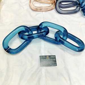 home decoration The Customization <b>resin</b> Chain links very big size and <b>clear</b> colors multi colors <b>resin</b> big links available - Product Image 3