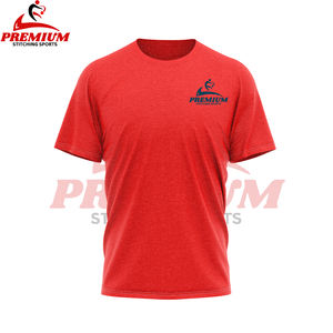 T-shirts unisexes pour hommes du fabricant, personnalisés avec impression sérigraphique, en polyester/coton tricoté, couleur unie, manches courtes, style streetwear - Product Image 5