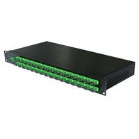 Répartiteur PLC à montage en rack OEM ODM SC Simplex/duplex 1U LC Type rack Fibre optique Panneau de brassage