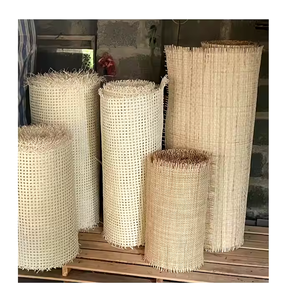 Rollo de correas de caña de ratán blanqueado de primera calidad, malla cuadrada octogonal hexagonal para muebles, venta al por mayor a granel de Vietnam - Product Image 3