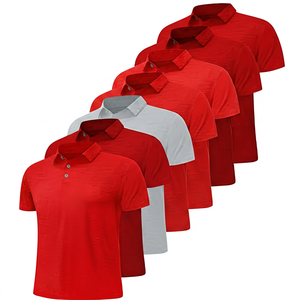 Men's Solid Color Short Sleeve <b>Polo</b> <b>Shirts</b> Casual Knitted Plain Dyed Regular Fit Blue <b>Navy</b> Gray White Black - Product Image 5