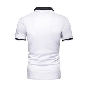 Polo tricoté décontracté d'été avec logo personnalisé imprimé par sublimation, uniforme de travail sportif performant entièrement imprimé, vente en gros - Product Image 2