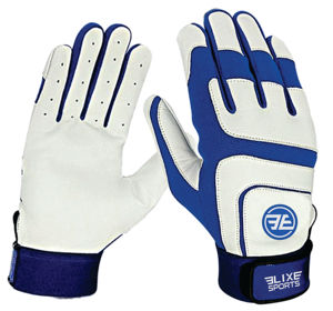 Gants de frappe ELIXE SPORTS en cuir blanc et rose, respirants, flexibles, légers, durables, fermeture auto-agrippante, gauche/droite, unisexe, adulte - Product Image 5