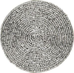 Handmade Seed Beads Embroidery Custom Design Wholesale Luxury <b>Beaded</b> <b>Coaster</b> for Table Decor for weddings parties - Product Image 1