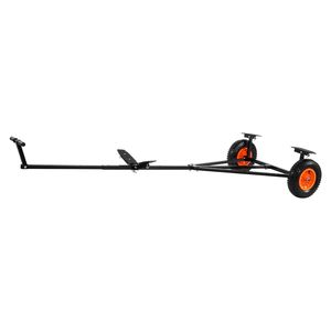 Carrello per Rimorchio Barca in Acciaio al Carbonio a Lunghezza Regolabile con Pneumatici da 15,7 Pollici, Capacità di Carico 420 libbre, Caratteristiche Antiscivolo - Product Image 4
