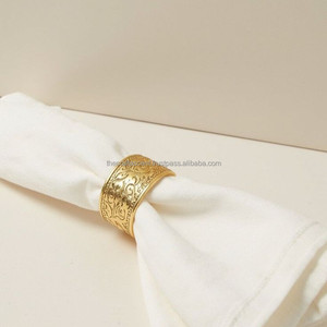 Anneaux de serviette en métal massif de luxe – Ensemble d'anneaux de serviette pour la maison, la salle à manger, le restaurant, l'hôtel et la décoration de table haut de gamme - Product Image 3