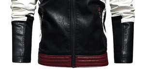 Chaquetas de Cuero Casual para Hombre 2026, 100% Cuero, Tallas Grandes, Estilo Cafe Racer, Chaqueta de Motero Negra, Impermeable, con Cierre de Cremallera, Transpirable - Product Image 6