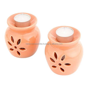 Meilleure Qualité, Vente Chaude : Brûleur à Huile et à Cire Fondue en Céramique pour Bougies Chauffe-Plat, Aromathérapie, Yoga, Spa, Décoration Maison et Chambre, Cadeau - Product Image 4