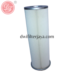 Cartouche filtrante à air anti-poussière en membrane PTFE ignifuge en fibre synthétique pour fournisseur industriel - Product Image 1