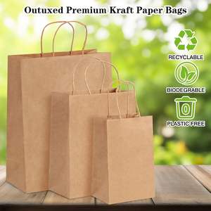 ถุงกระดาษคราฟท์สั่งทำสีน้ำตาล ขาว ดำ สำหรับใส่กลับบ้าน/ส่งอาหาร ร้านอาหาร พร้อมเคลือบพิมพ์ลาย - Product Image 5