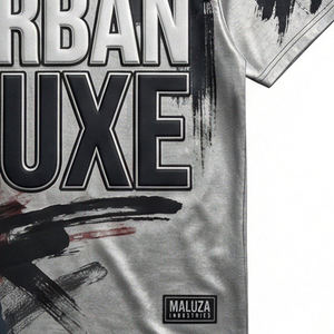 Camiseta Urbana Moderna Metálica de Moda, Camisa Casual de Lujo para Hombre, Talla Grande, Diseño Europeo y Estadounidense, MALUZA INDUSTRIES - Product Image 2