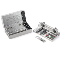 Kit d'extraction de fiches endodontiques cassées Azicon en acier inoxydable – Système de récupération de canaux radiculaires avec micro-pinces