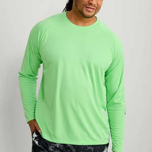 Chemise de pêche légère pour homme, logo personnalisé, 100% polyester, séchage rapide, UPF50+, manches longues, sports de plein air, grande taille - Product Image 1