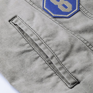 Chaquetas Vaqueras Bordadas para Hombre al por Mayor, Manga Larga, las Más Vendidas, Chaqueta Vaquera para Hombre, Nuevo Diseño - Product Image 6