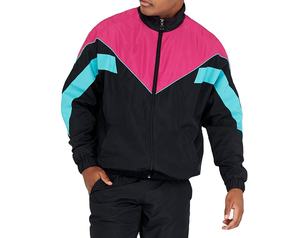 OEM vente en gros de haute qualité vêtements de rue survêtements coupe-vent pour hommes broderie survêtement personnalisé pour hommes - Product Image 4