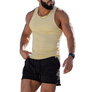 Logo personnalisé OEM vente en gros été fitness sports décontracté hommes I-line muscle gilet hommes hommes hommes débardeurs - Product Image 1