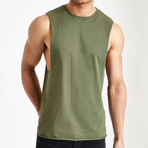 เสื้อกล้ามผู้ชายคอกลม แห้งเร็ว สไตล์ไฮสตรีท ใส่สบาย ทรงพอดีตัว สำหรับผู้ใหญ่ ราคาขายส่ง ผลิตจากโพลีเอสเตอร์ 100% - Product Image 1