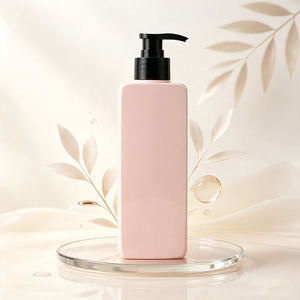 200ml/300ml/400ml/500ml Square PET Dispenser <b>Bottle</b> with <b>Pump</b> for Body Wash and Shampoo - Product Image 3